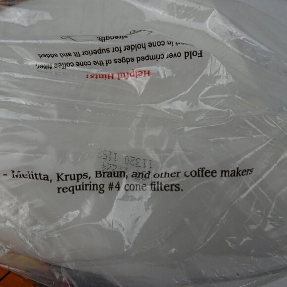 Rockline 9661 # 4 Cone White Coffee Filters 600 Count (3 Packs of 200) - Picture 7 of 7